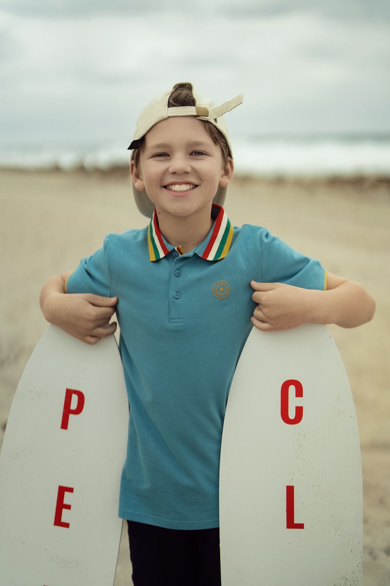 Boys Bright Stripes Polo