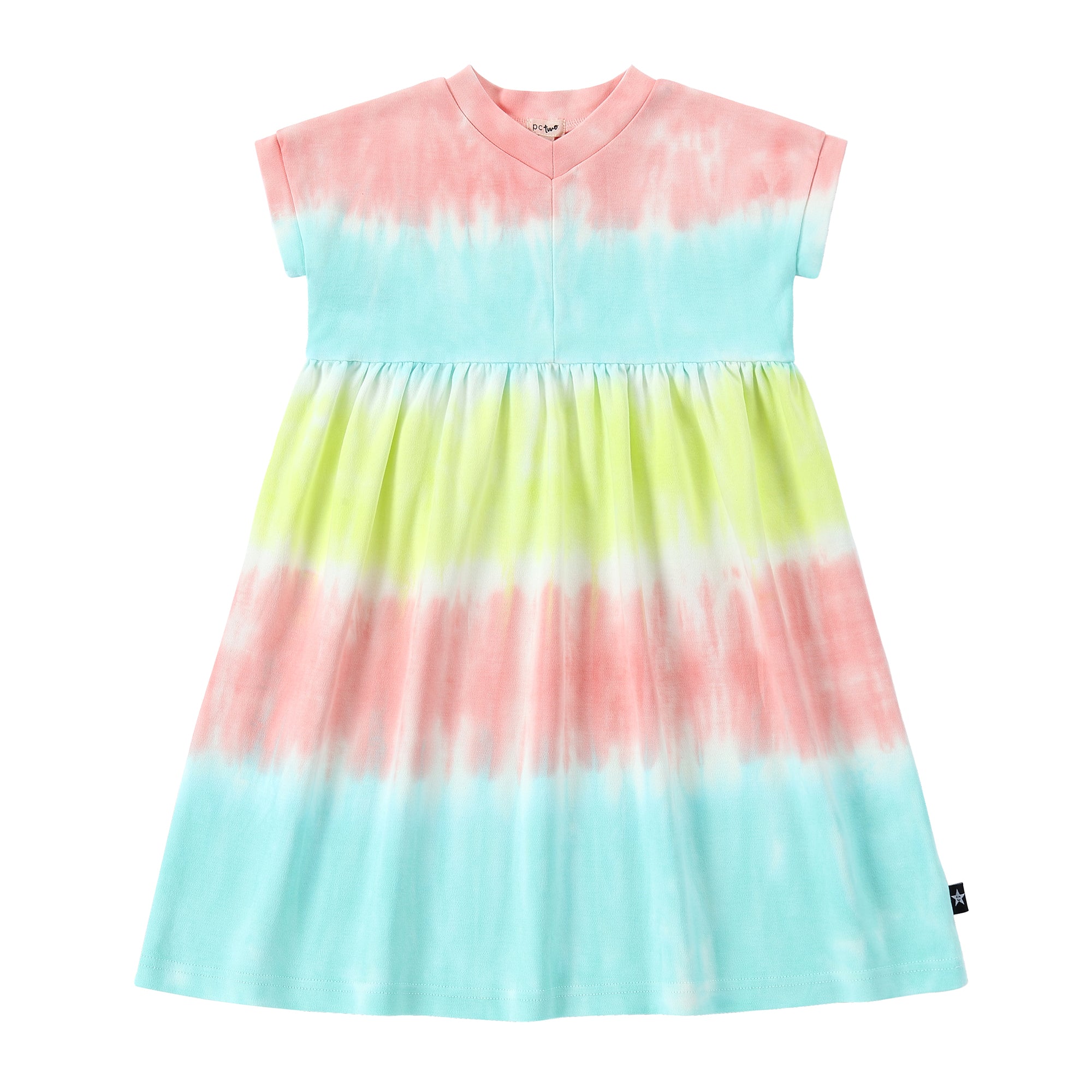 Tie Dyed Stripe Dress – Petit Clair