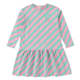 Girls Pastel Play Pink & Mint Green Dress