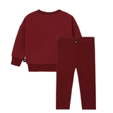 Baby Girls Plum Big Ben Sweatshirt Set