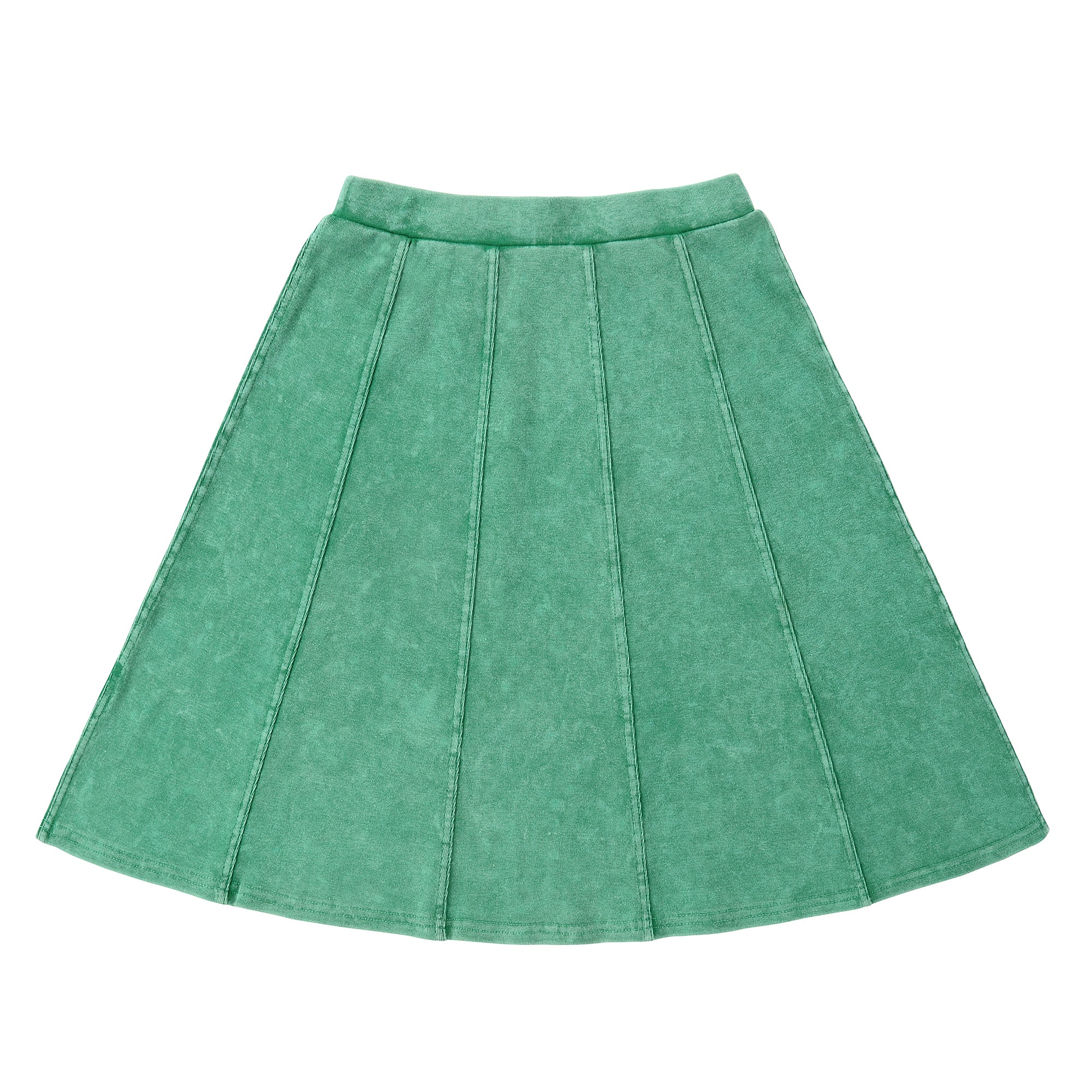 Green Wash Panel Skirt