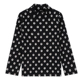 Girls Denim Stitch MockNeck