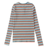 Colorful Striped Henley T-Shirt