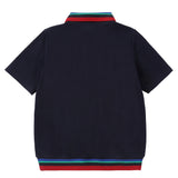 Navy / Colorful Trim Polo