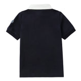 Navy Panel Polo