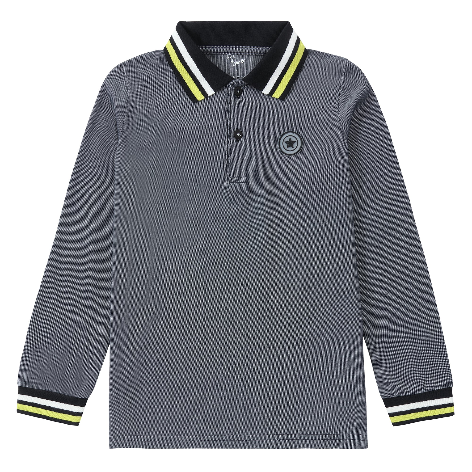 Heather Navy Polo