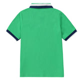 Green / Navy Trim Polo