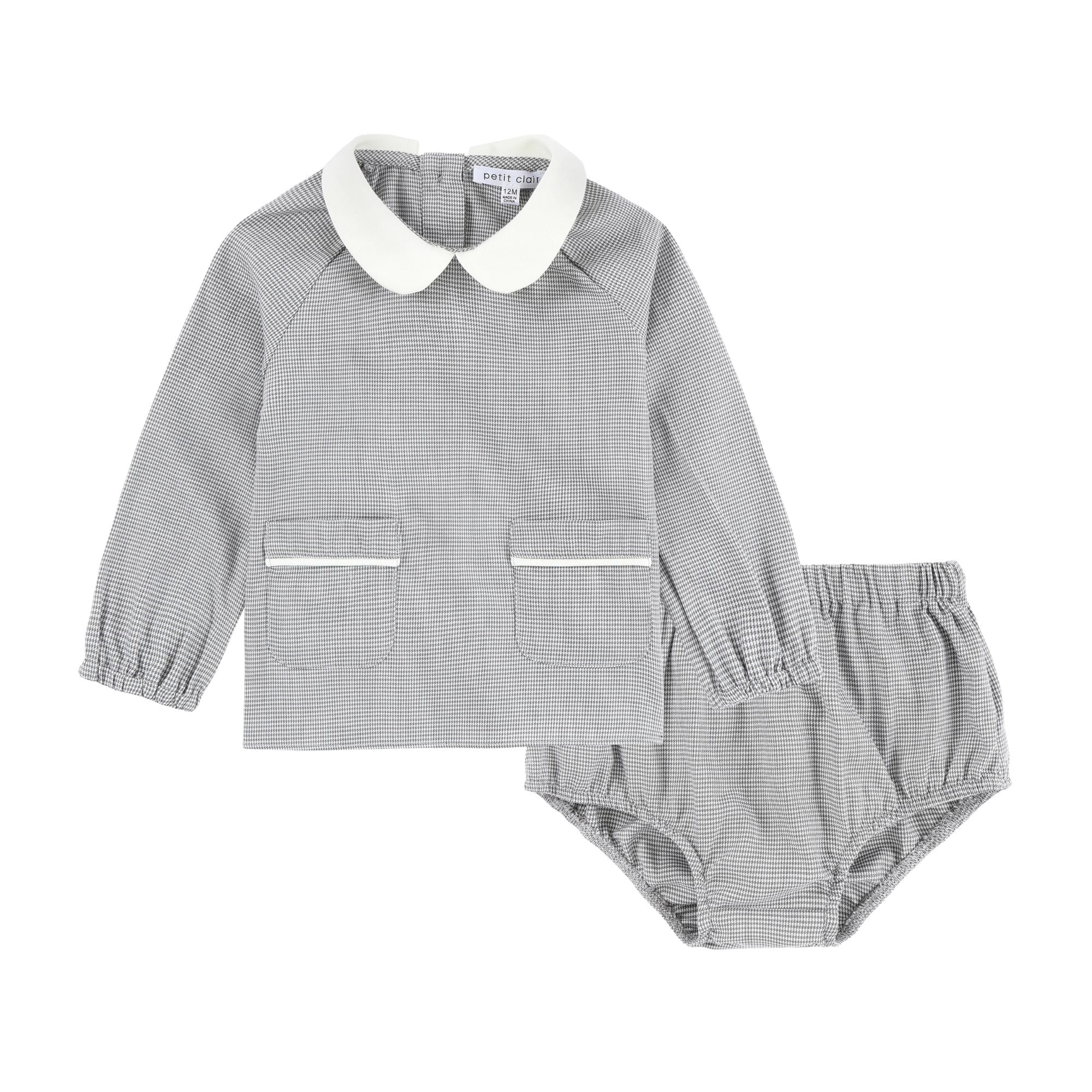 Baby Boys Heirloom Check Set
