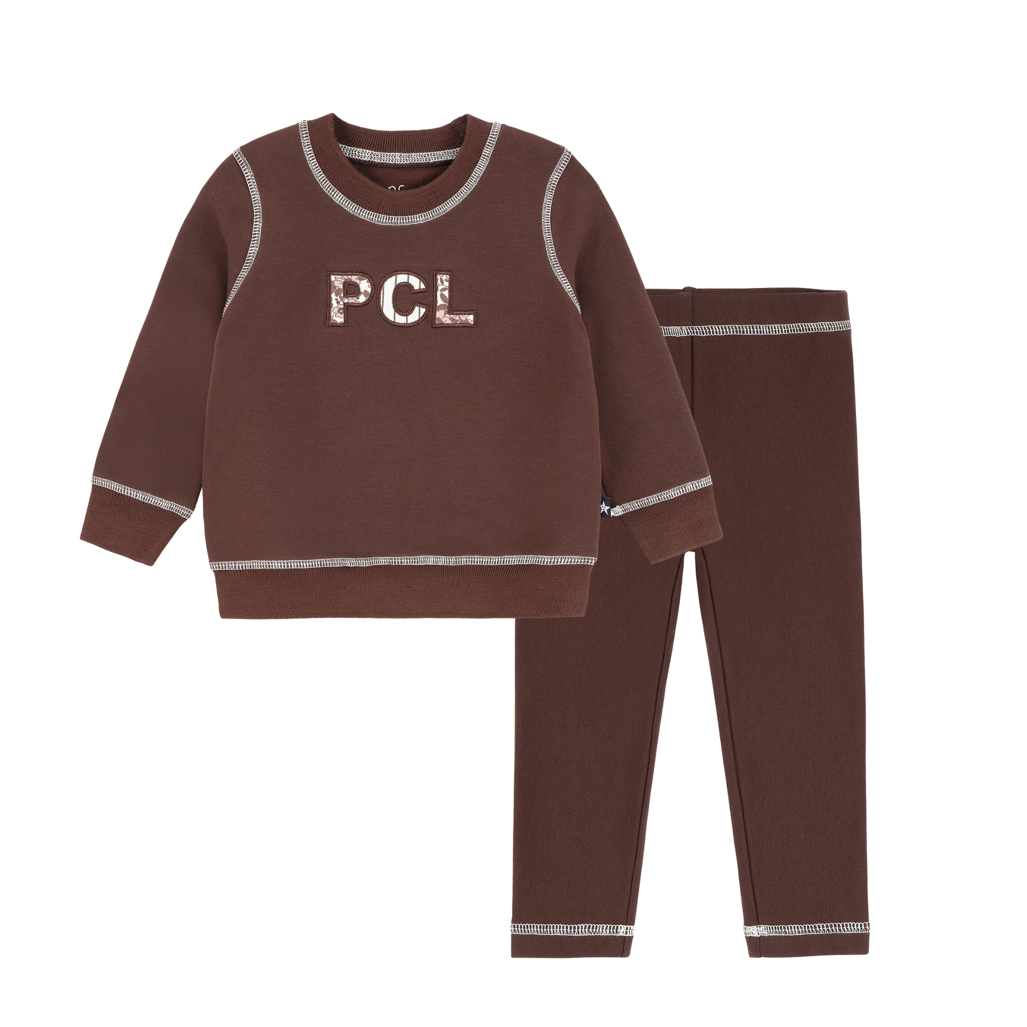 Baby Girls Cocoa Crew Sweatshirt Set