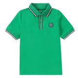 Green/ Black & White Trim Polo