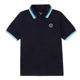 Navy / Green Trim Polo