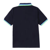 Navy / Green Trim Polo