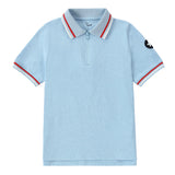 Light Blue/ Red Trim Polo