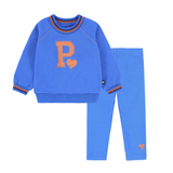Baby Girls Soft Blue Sweatshirt Set