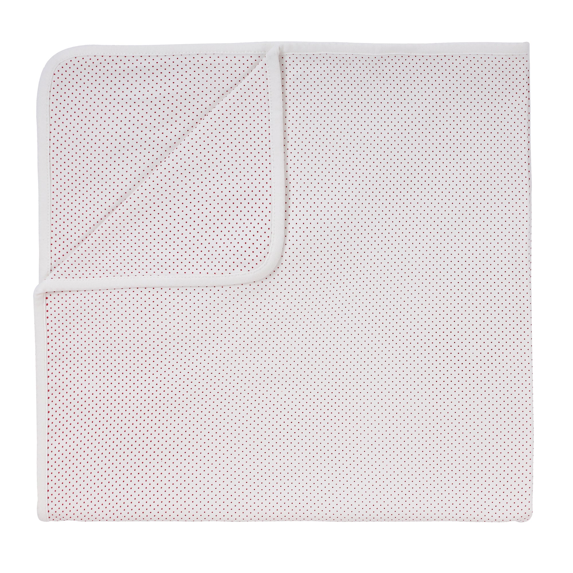 Baby Girls Ecru/Pink Dotted Blanket