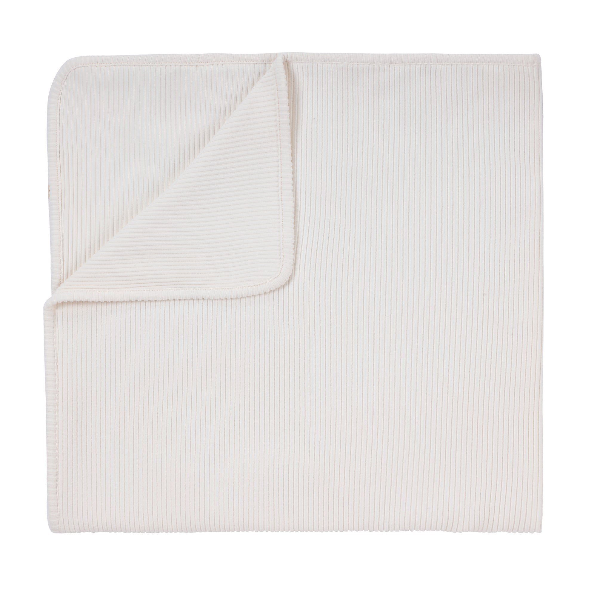 Baby Girls Ecru-Stripe Blanket