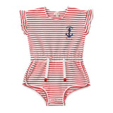 Sail Away Ruffle Romper