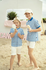 Boys Sweet Check Polo