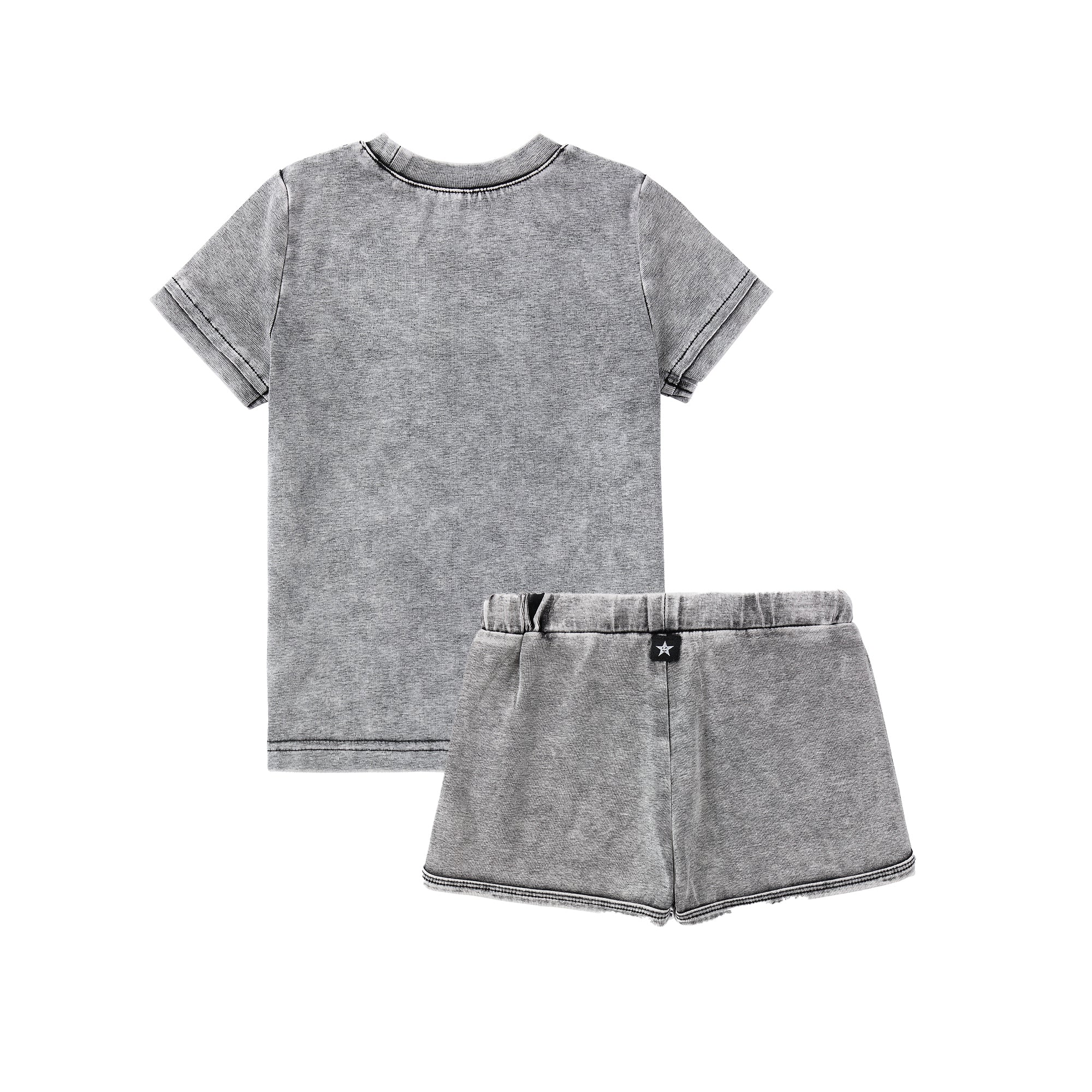 Pink Punch Grey Tee & Shorts