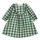 Gingham Dress With Ruffle Detail