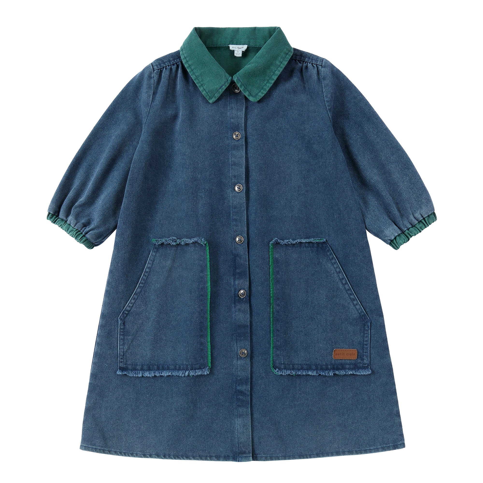 sage denim dress SAGE MINI DRESS