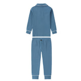 Blue Collar Pajama With White Accents