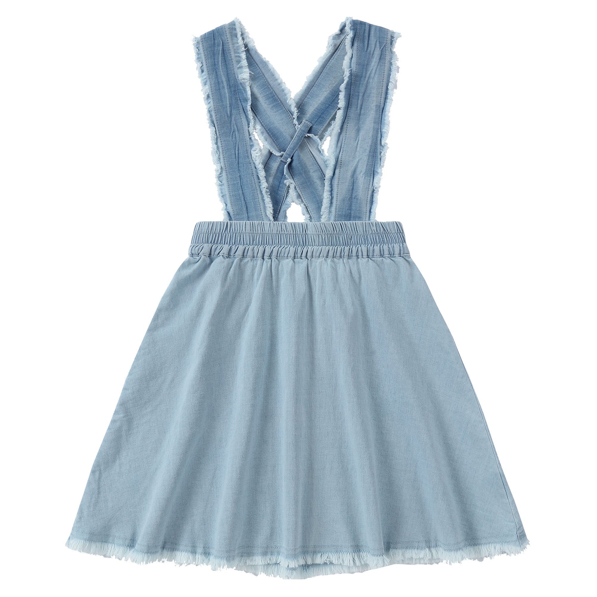 Denim Suspender Skirt – Petit Clair