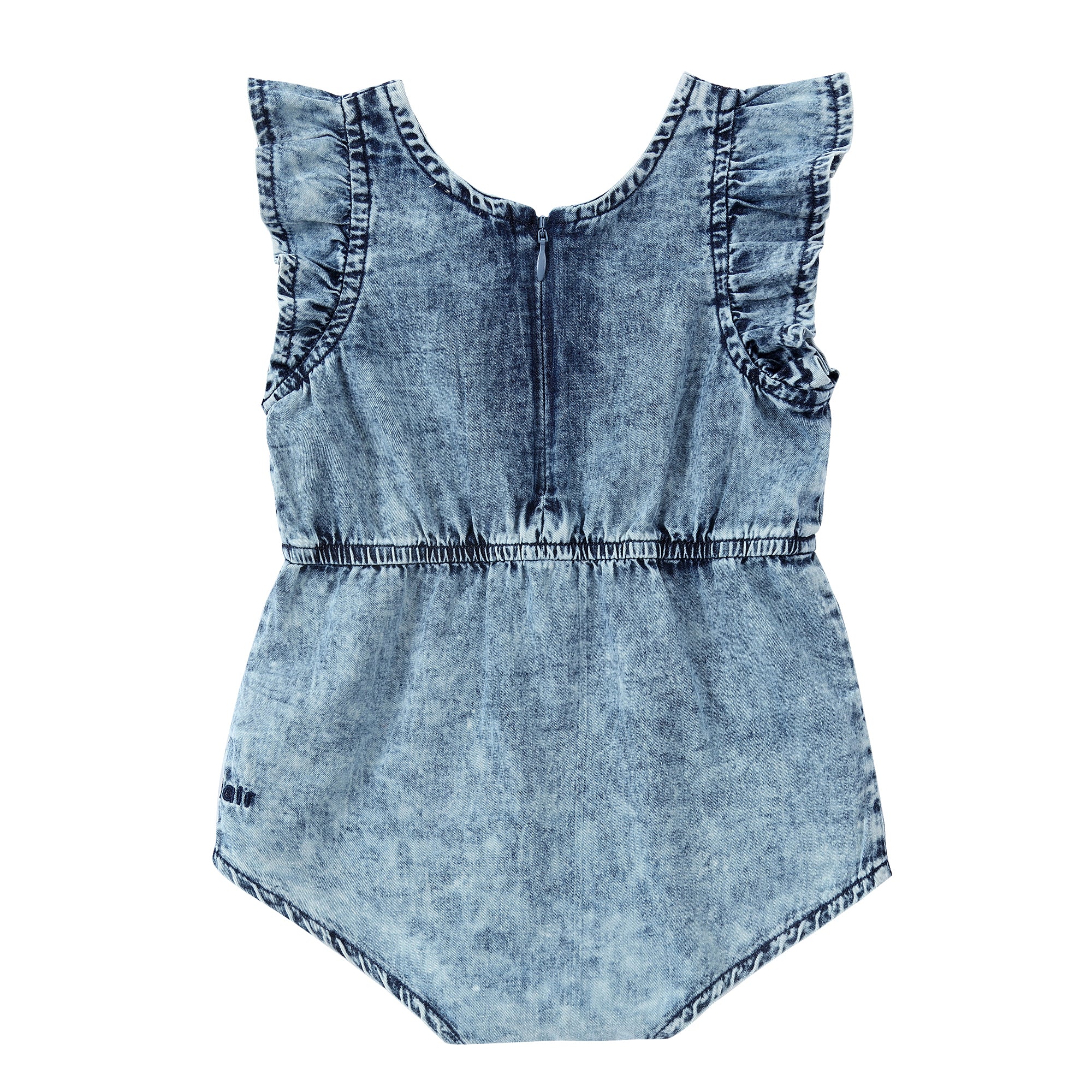 Denim Days Ruffle Romper