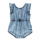 Denim Days Ruffle Romper