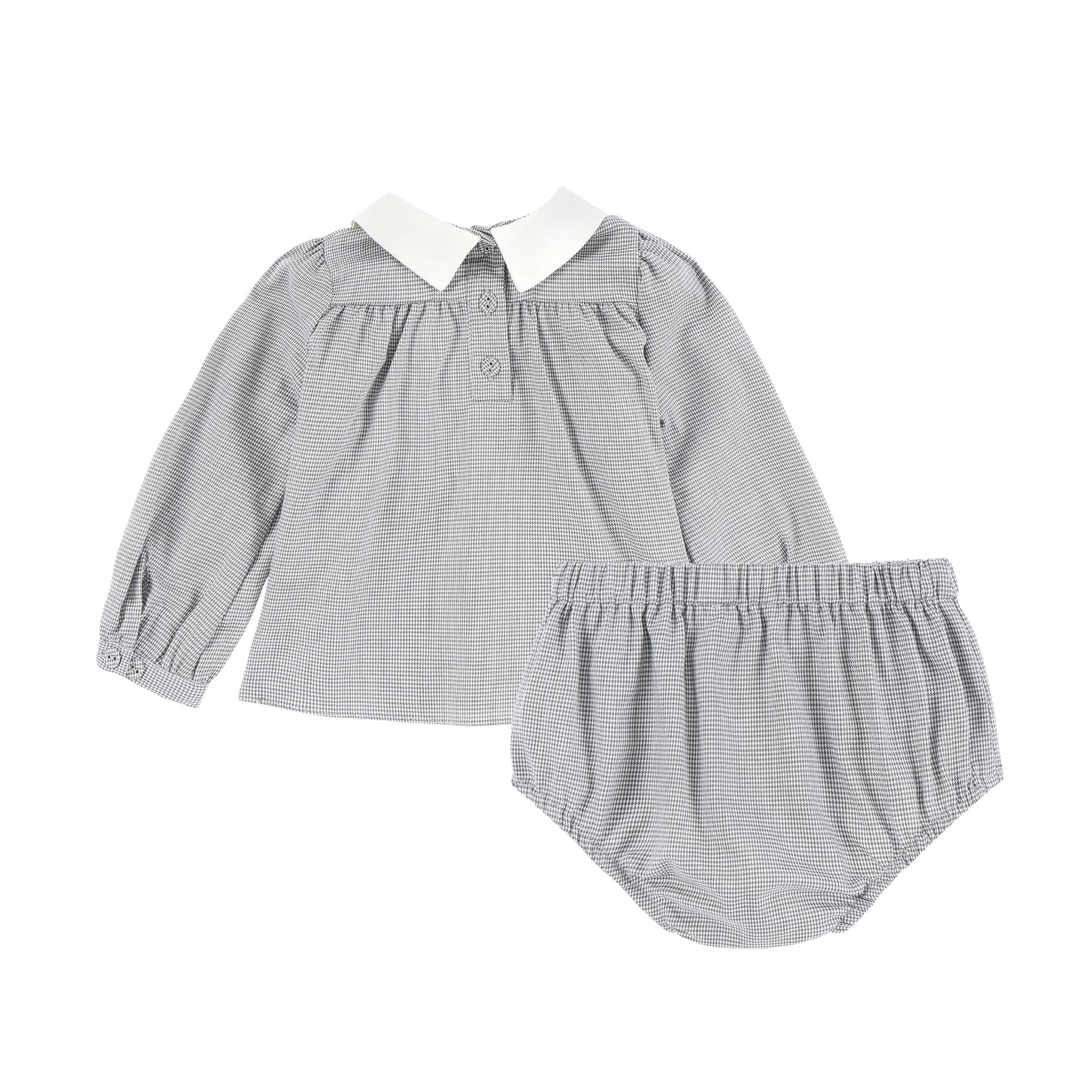 Baby Girls Heirloom Check Set