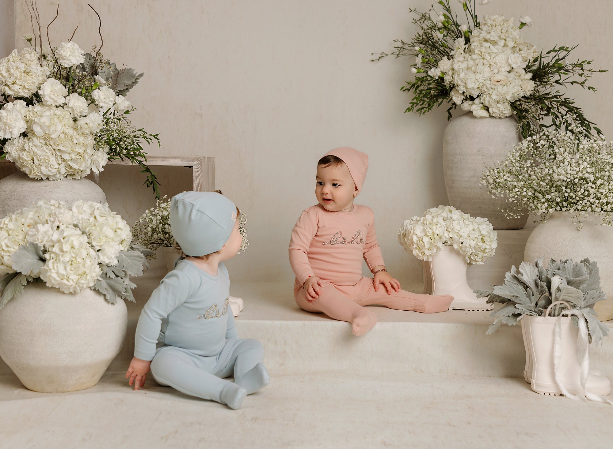 Baby Girls Pink  BEBE Footsie