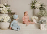 Baby Girls Pink  BEBE Footsie