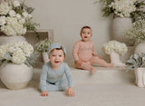 Baby Boys Light Blue BEBE Footsie