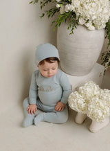 Baby Boys Light Blue BEBE Footsie