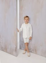 Boys White Blazer