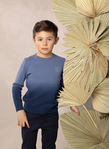 Boys Blue Ombre Sweater