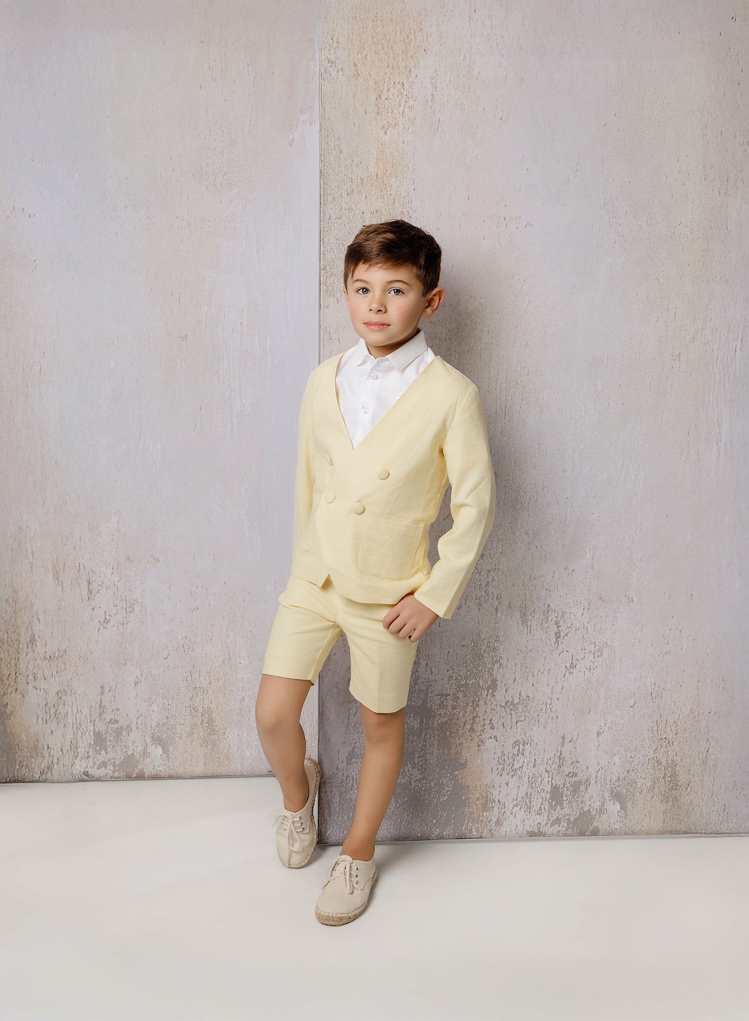 Boys Butter Yellow Blazer