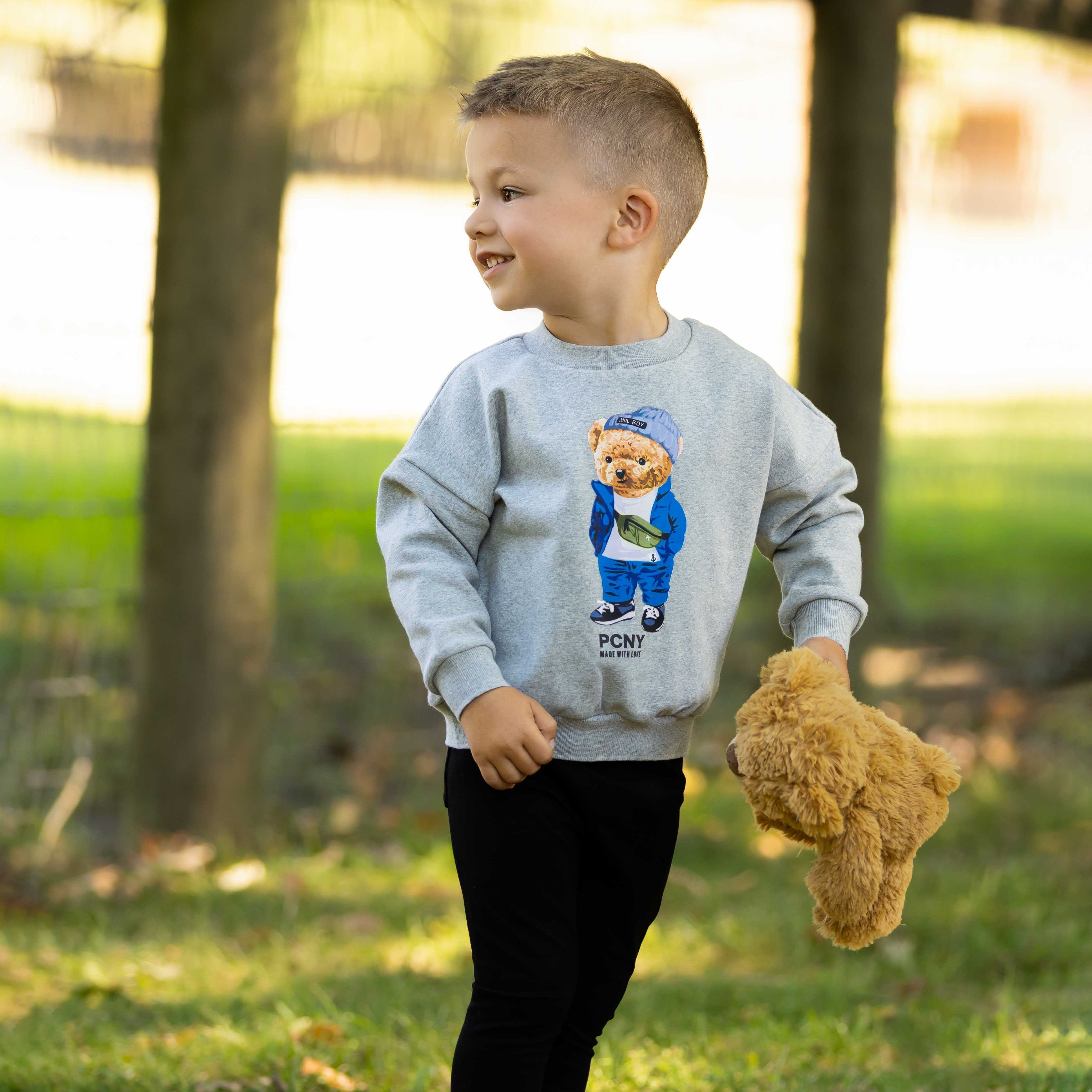 Light Grey Bear Sweatshirt