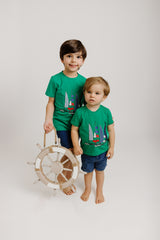 Green Boat T-Shirt