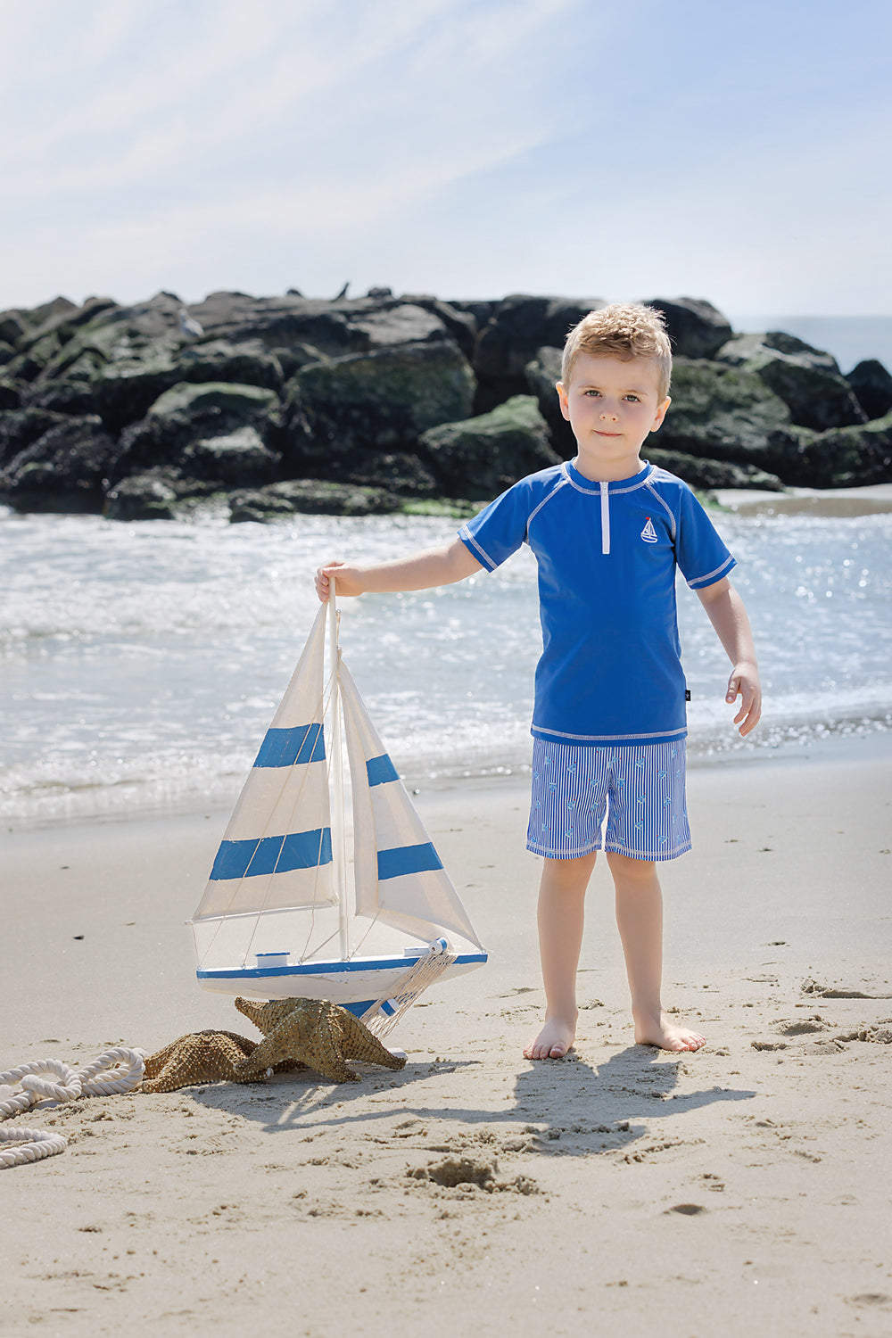 Sailboat Swim Trunk