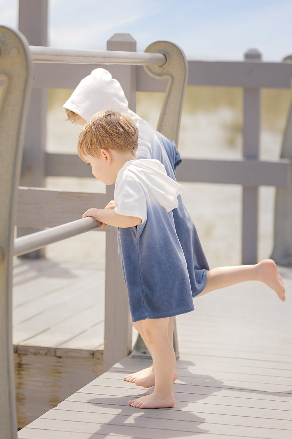 Blue Towel Hoodie