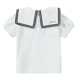 Little Sweet Sails Puff Sleeve Tee