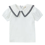 Little Sweet Sails Puff Sleeve Tee