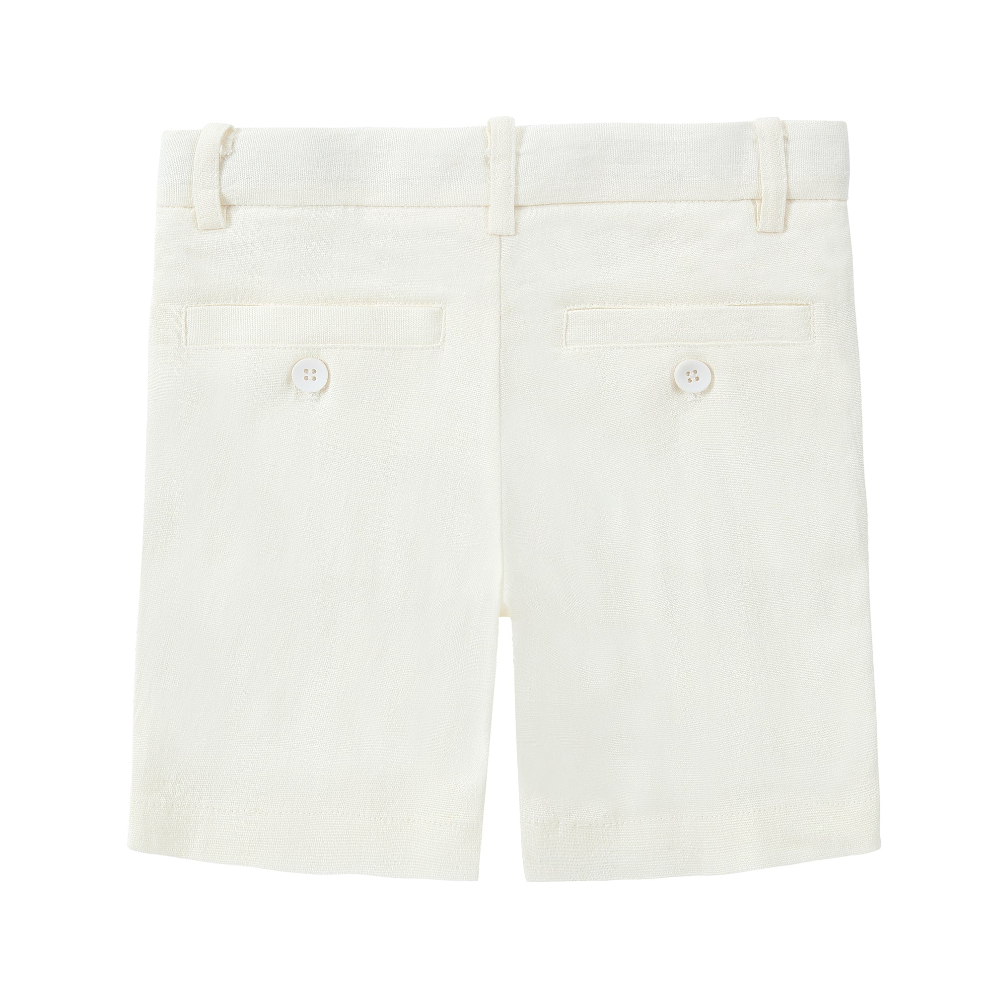 Cream Linen Dress Shorts – Petit Clair