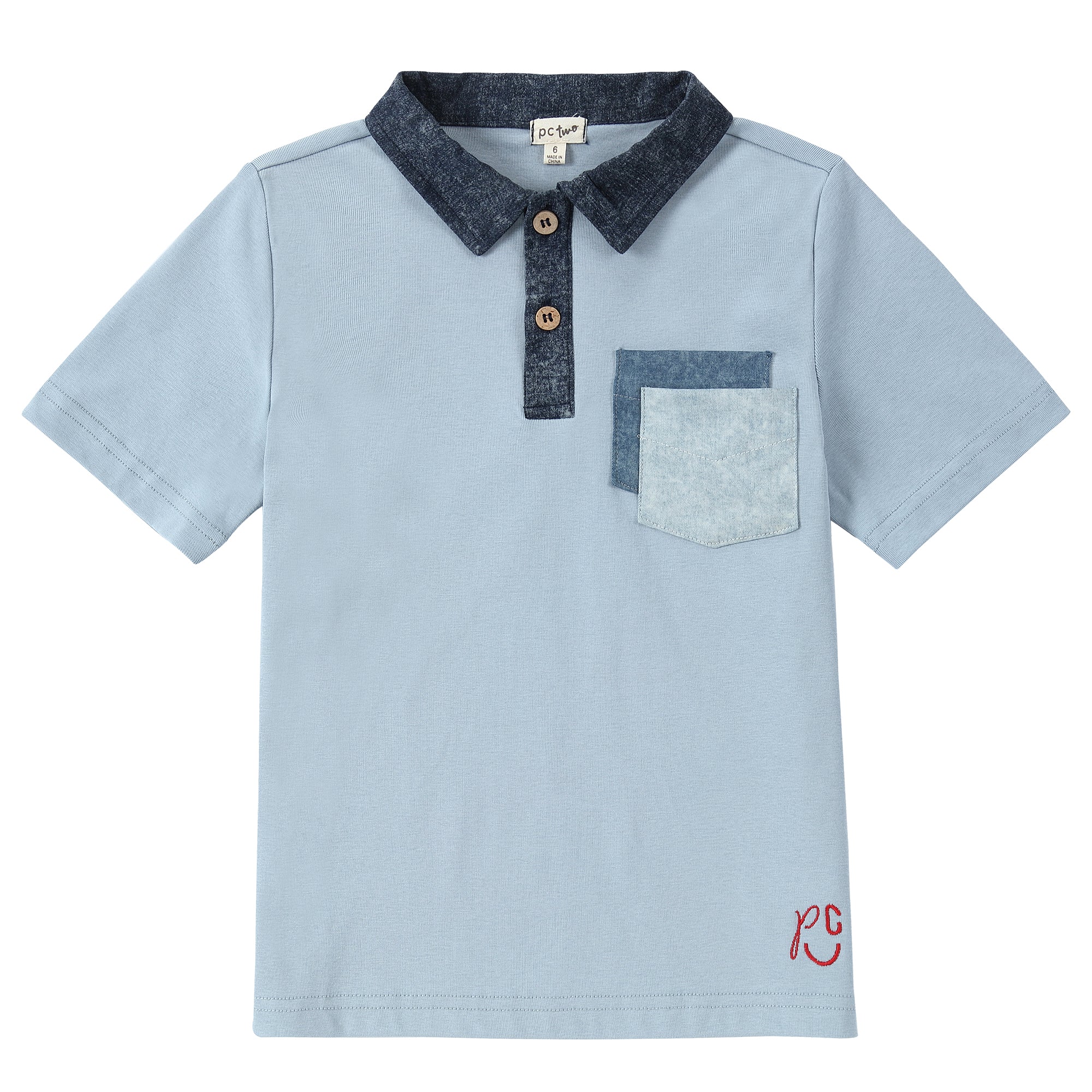 Denim Remix Polo