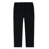 Black Chino Patch Pocket Pull On Pants
