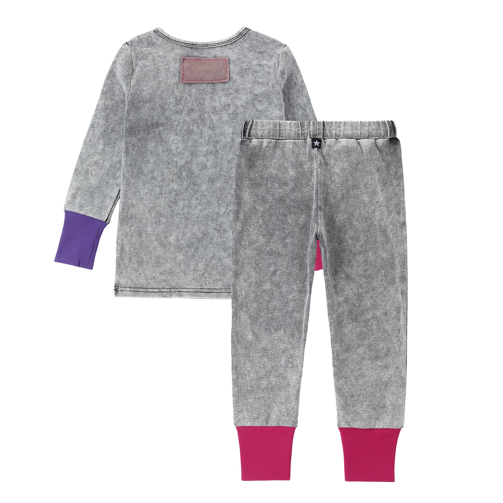 Pink & Grey Wash Pajama