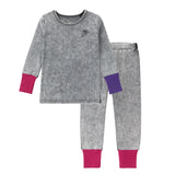 Pink & Grey Wash Pajama