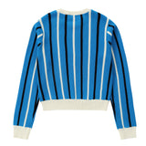 Royal Blue Striped Sweater