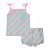Baby Girls Pastel Play Pink & Mint Green Set